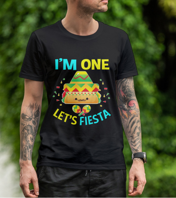 I'm One Let's Fiesta Taco 1st Birthday T-Shirt