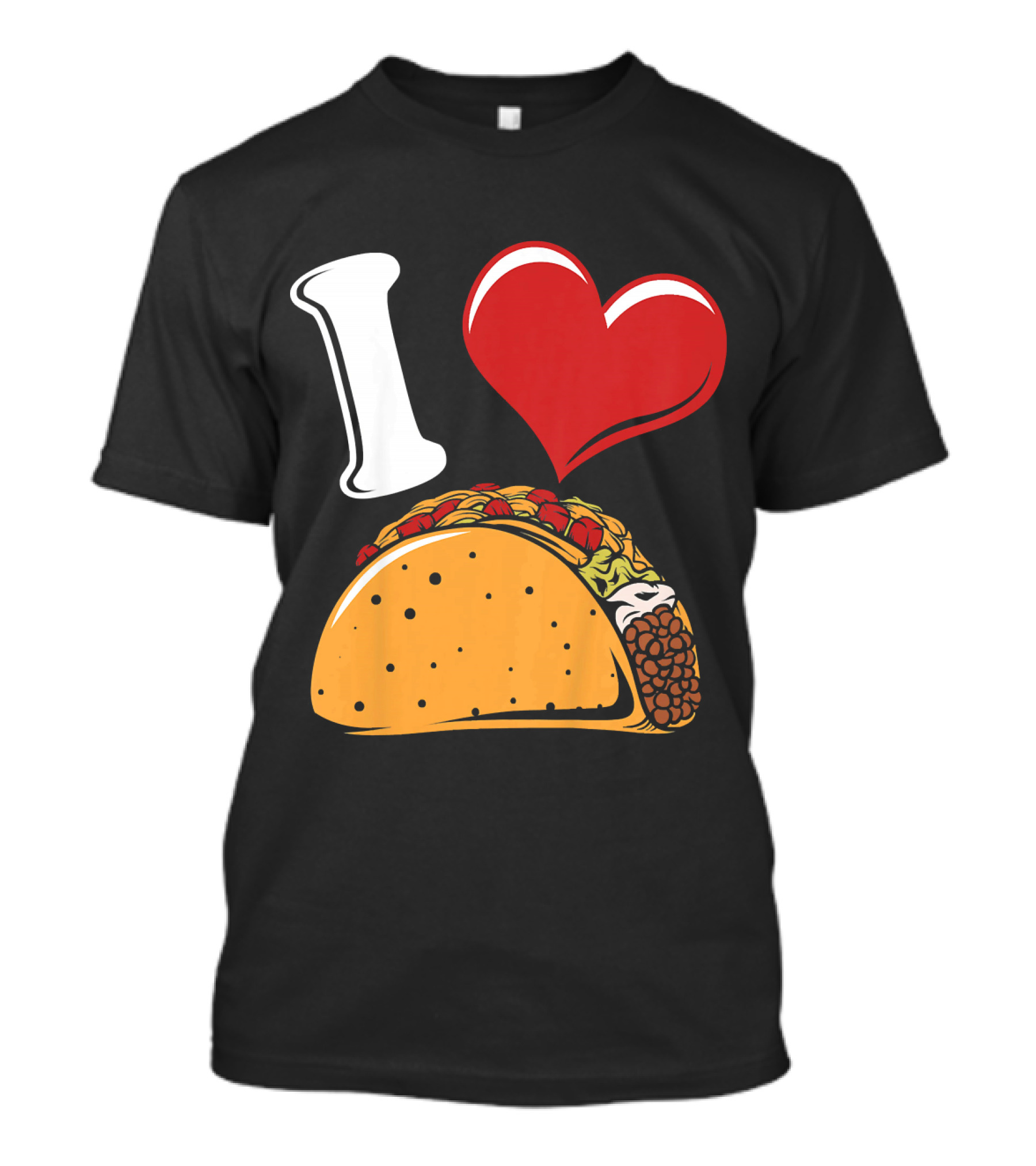 Kids Funny I Heart Tacos Love T-Shirt