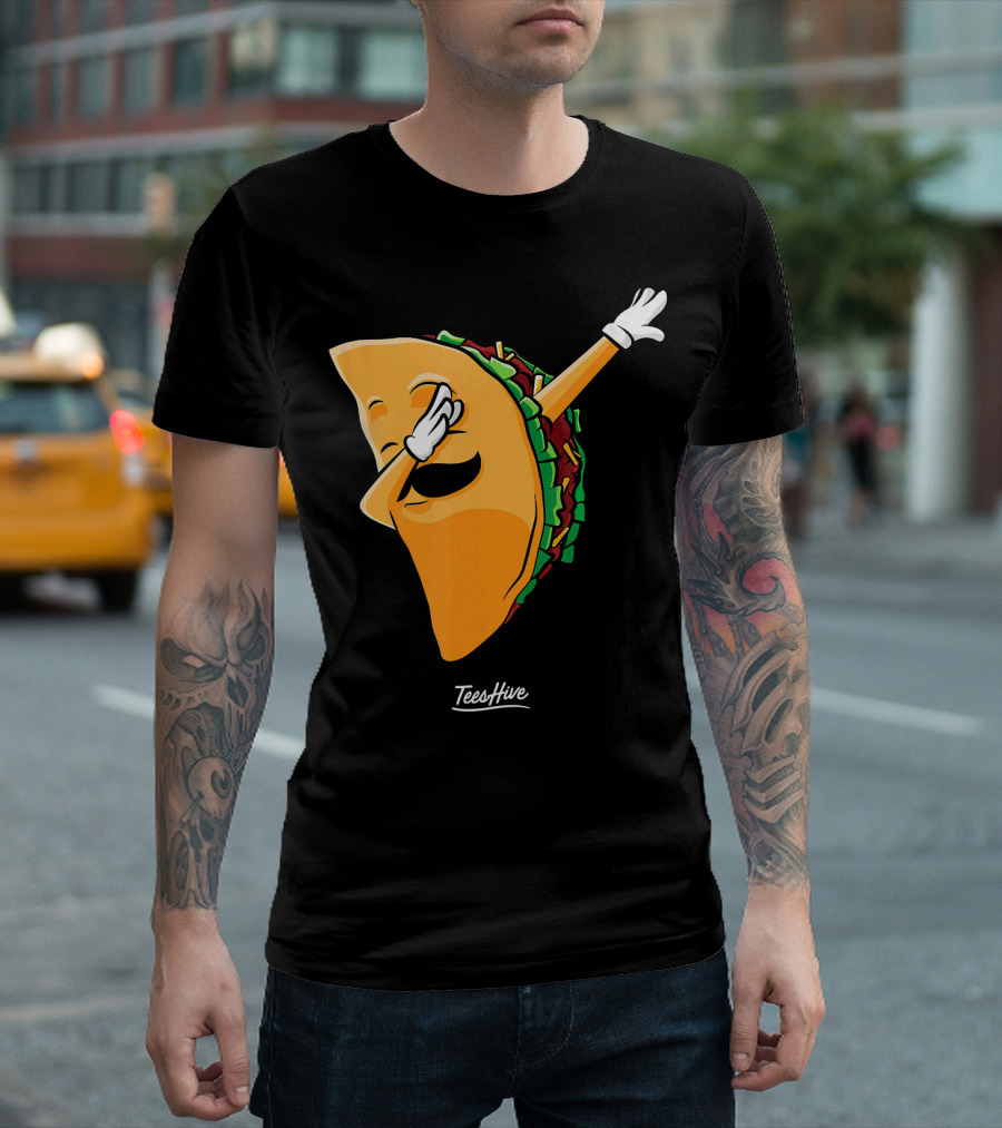 Dabbing Taco TeesHive Dab Dancing Taco Time T-Shirt