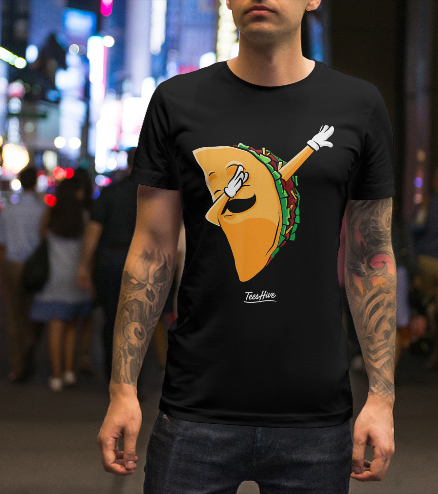 Dabbing Taco TeesHive Dab Dancing Taco Time T-Shirt