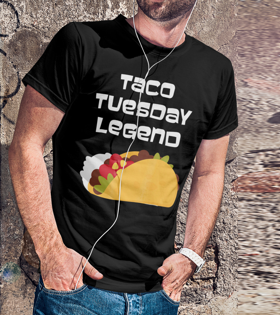 Taco Tuesday Legend Mexican Food Achievement T-Shirt