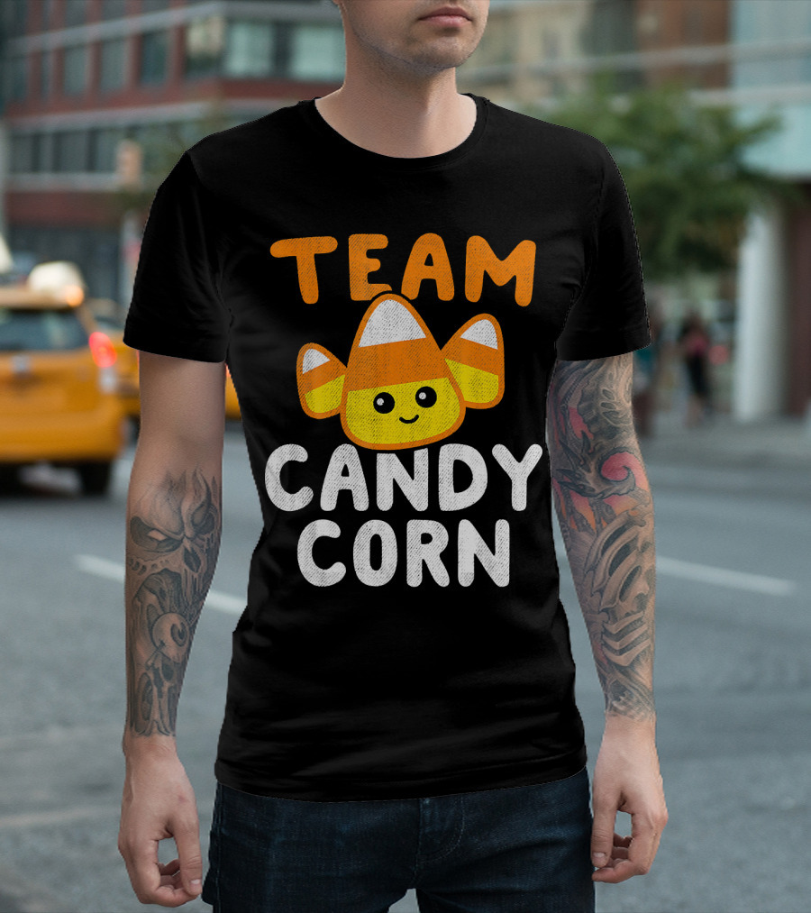 TEAM CANDY CORN Halloween T-Shirt