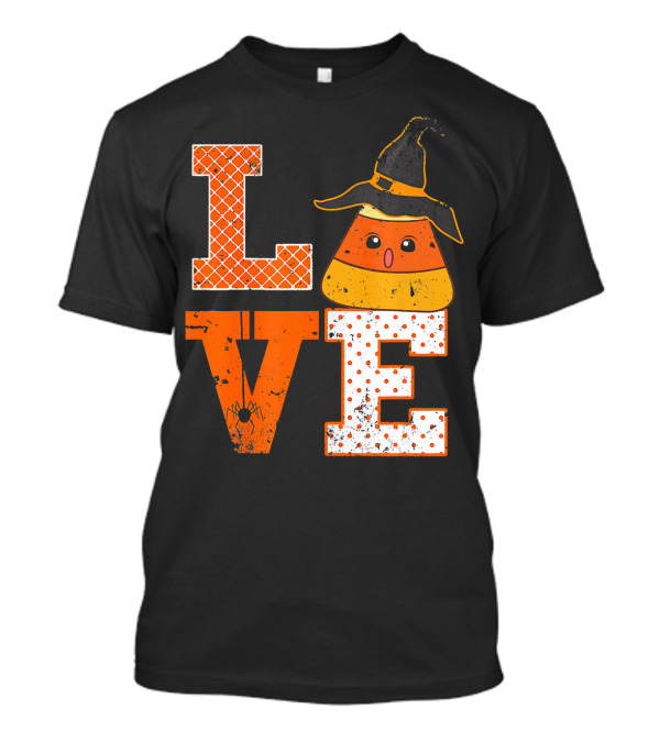 Love Candy Corn Cute Halloween Hat T-Shirt