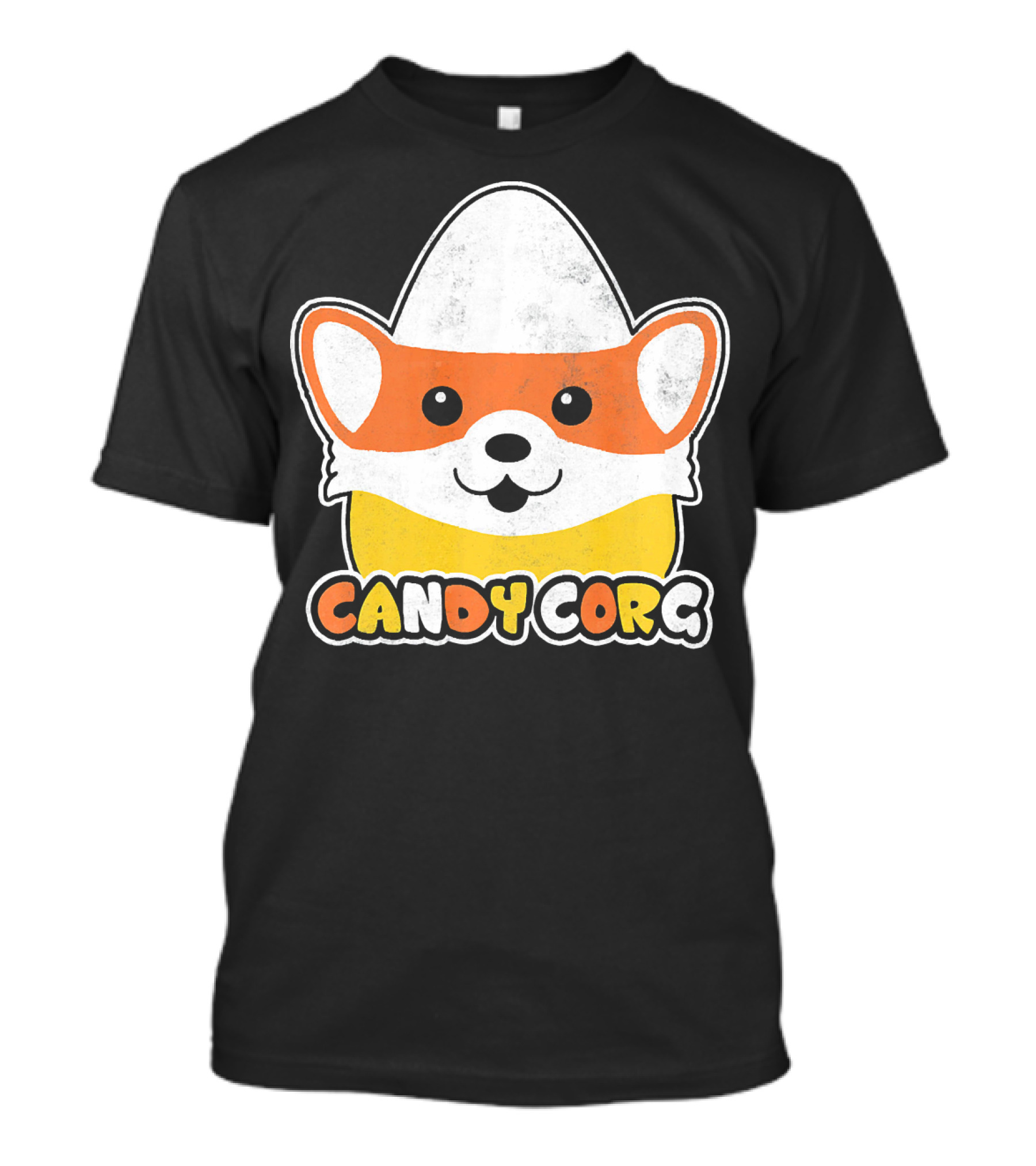 Candy Corn Corgi Halloween Dog Candy Corgi T-Shirt