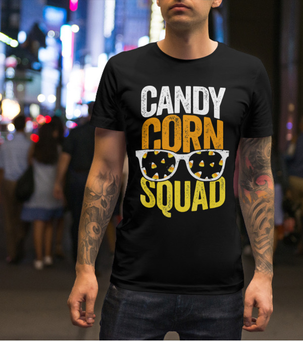 Candy Corn Squad Halloween Party Sunglasses T-Shirt
