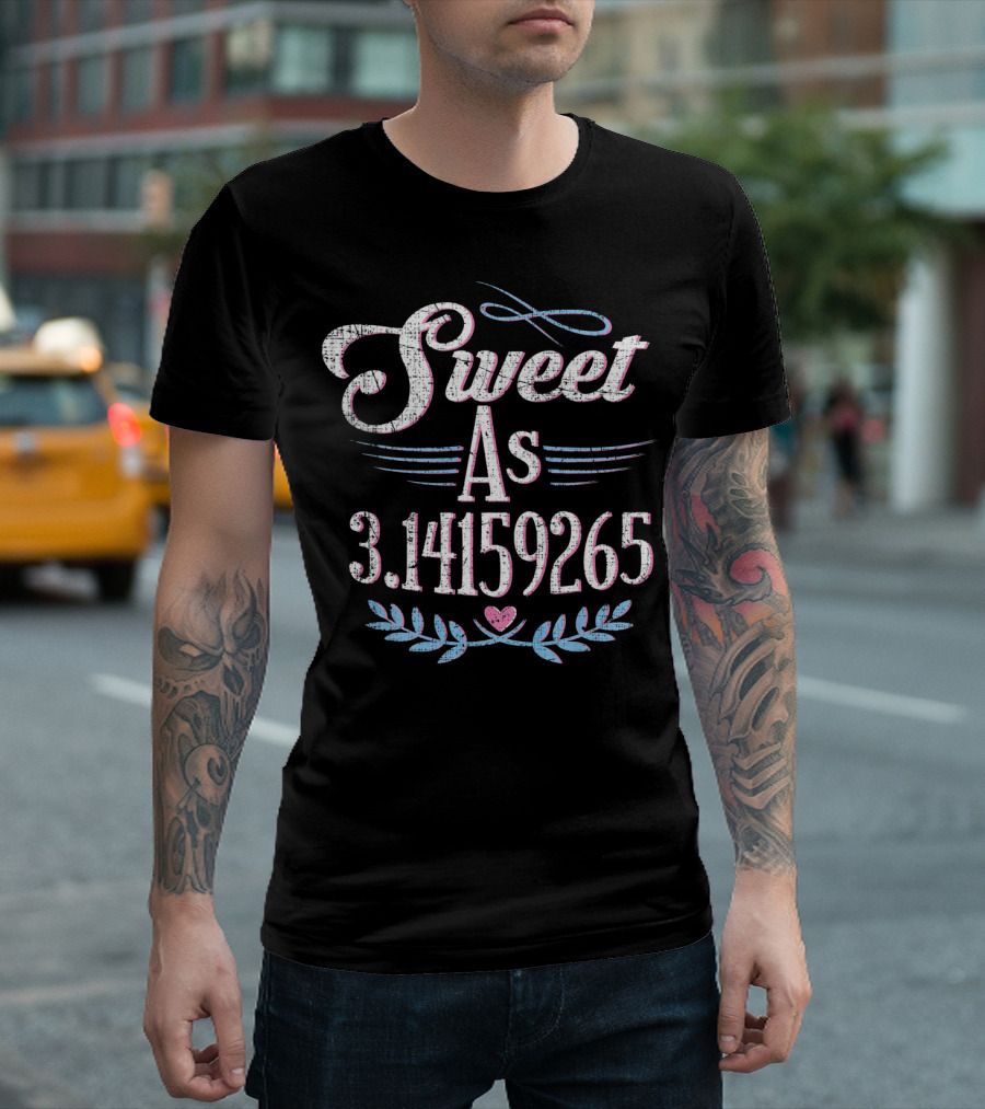 Sweet As 3.14159265 Pi Day Math T-Shirt