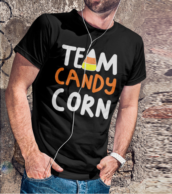 Team Candy Corn Halloween Treat Enthusiasts T-Shirt