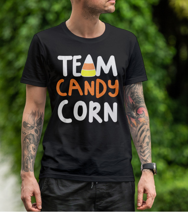 Team Candy Corn Halloween Treat Enthusiasts T-Shirt