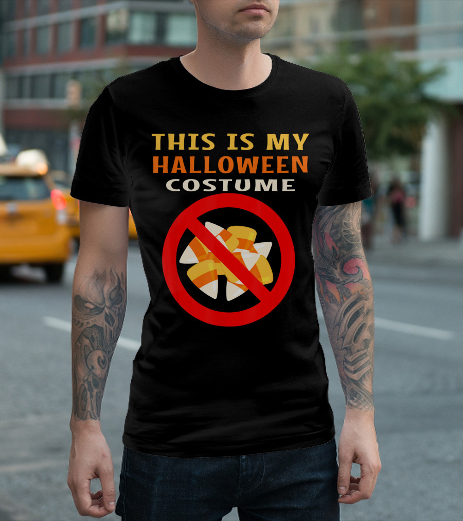 This Is My Halloween Costume Ban Candy Corn T-Shirt