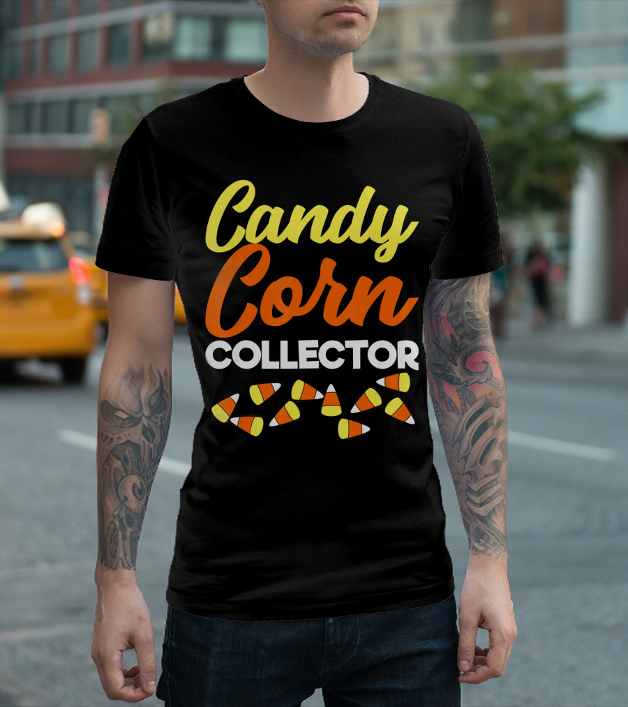 Candy Corn Collector Halloween Treat Enthusiast T-Shirt