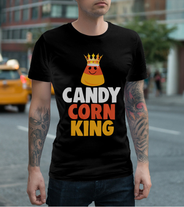 CANDY CORN KING HALLOWEEN TRICK OR TREAT T-Shirt
