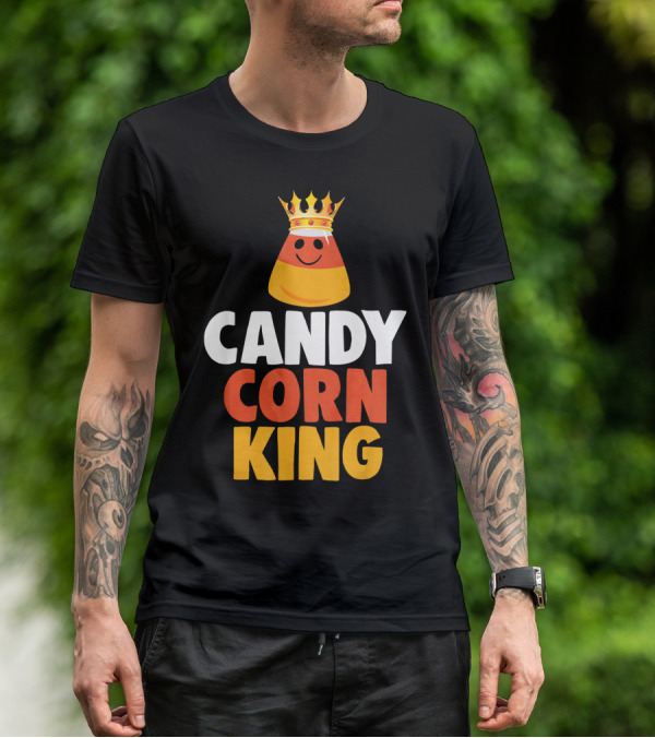 CANDY CORN KING HALLOWEEN TRICK OR TREAT T-Shirt