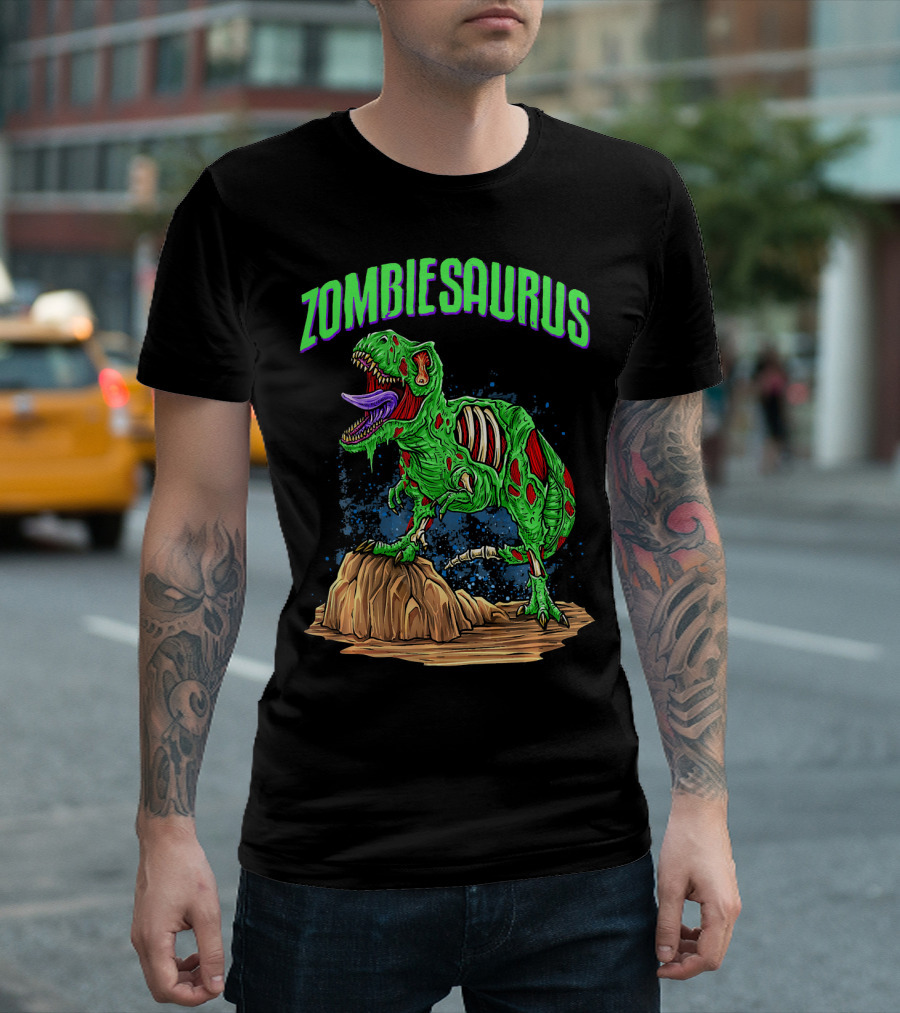 Zombiesaurus Dinosaur Awesome Zombie T-Shirt