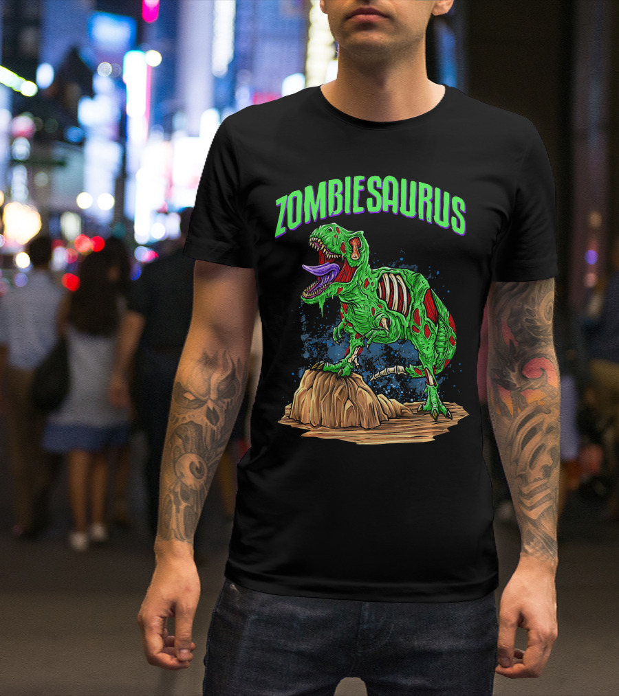 Zombiesaurus Dinosaur Awesome Zombie T-Shirt