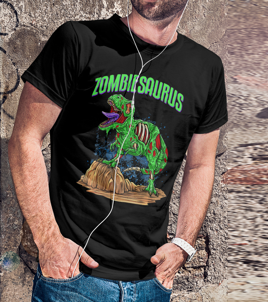Zombiesaurus Dinosaur Awesome Zombie T-Shirt