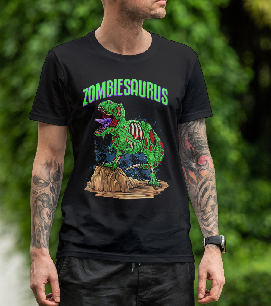 Zombiesaurus Dinosaur Awesome Zombie T-Shirt