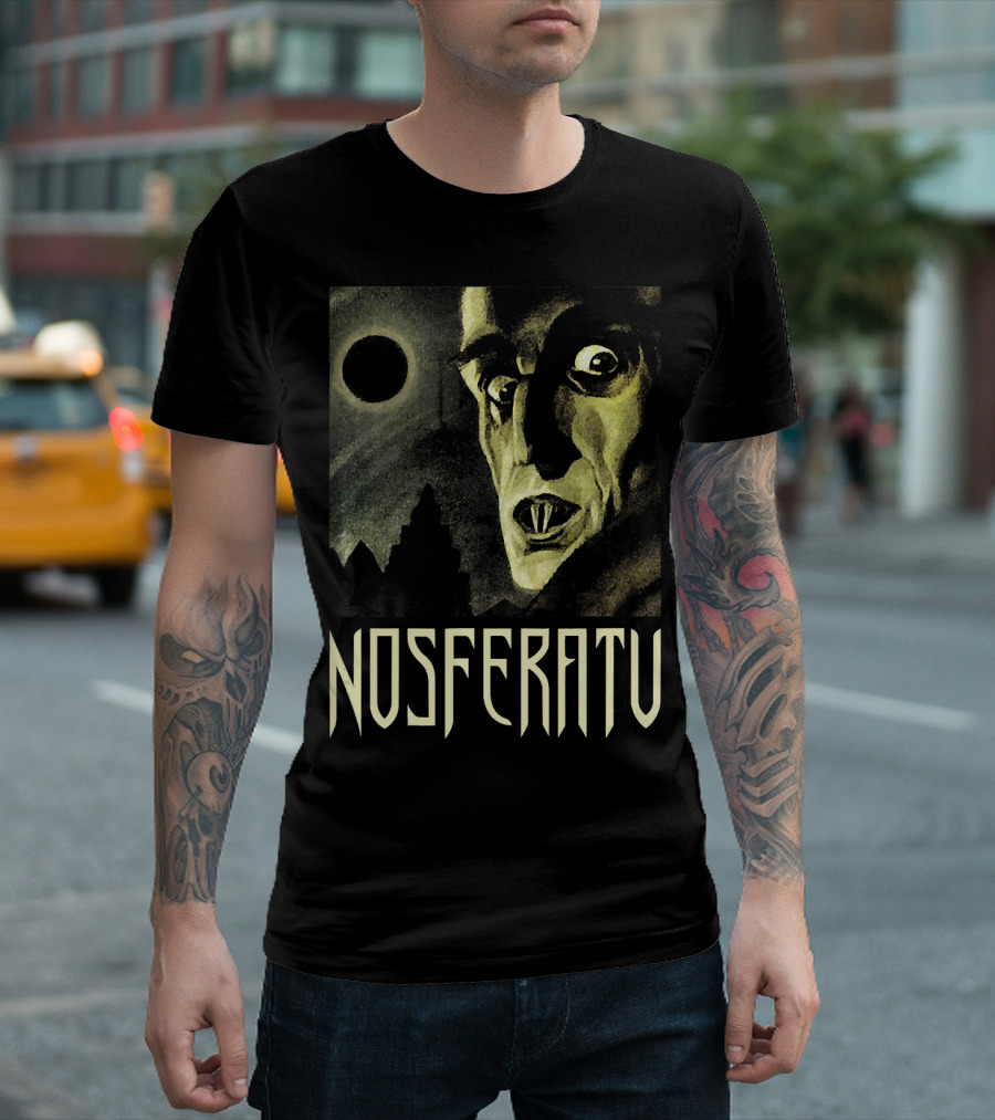 Nosferatu Vintage Horror Film Vampire Eclipse T-Shirt