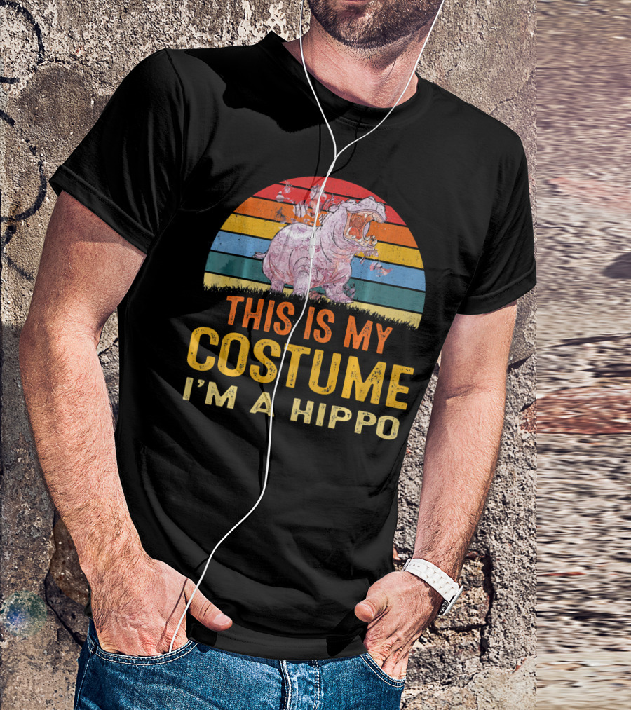 THIS IS MY COSTUME I'M A HIPPO T-Shirt
