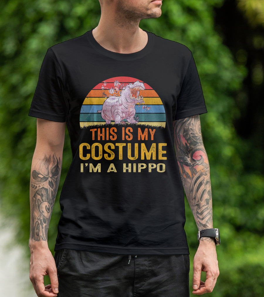 THIS IS MY COSTUME I'M A HIPPO T-Shirt