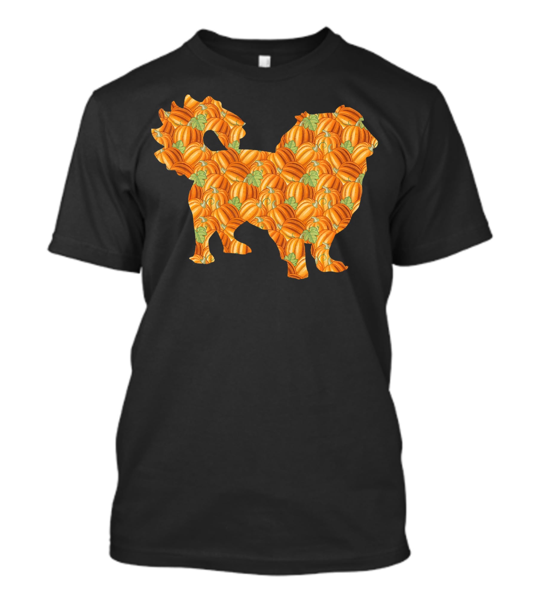 Pekingese With Pumpkin Pattern Easy Halloween Costume Pelchie T-Shirt