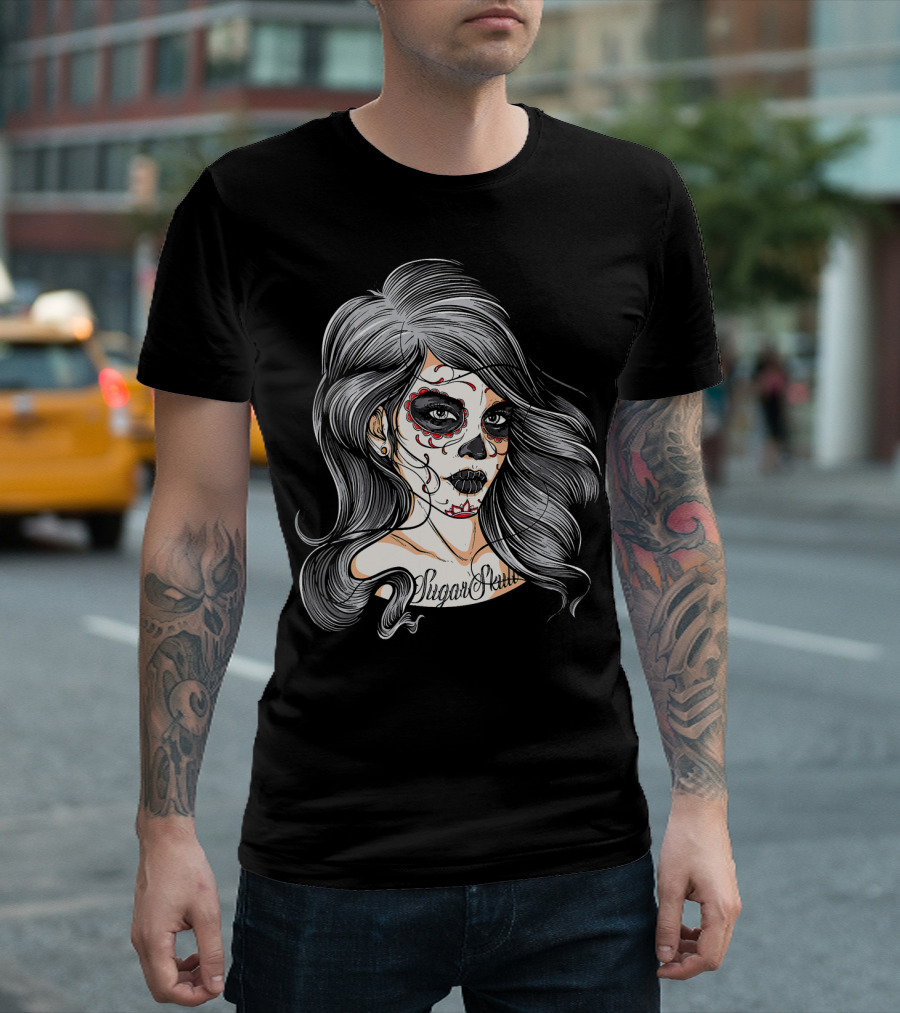 Sugar Skull Dia de los Muertos Woman T-Shirt