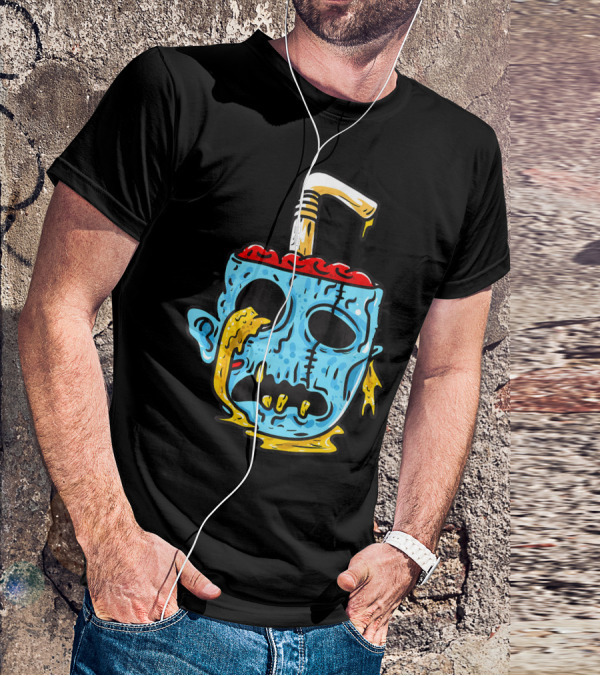 Zombie Food Brain Slushie Horror T-Shirt