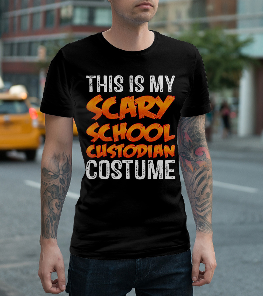 This Is My Scary School Custodian Costume T-Shirt