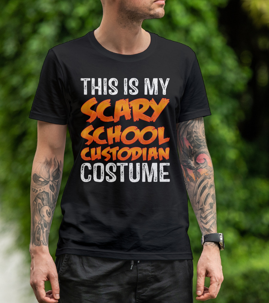 This Is My Scary School Custodian Costume T-Shirt