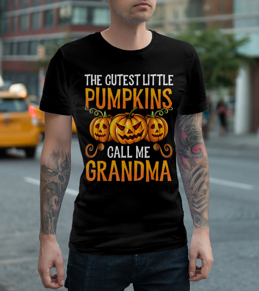 The Cutest Little Pumpkins Call Me Grandma T-Shirt