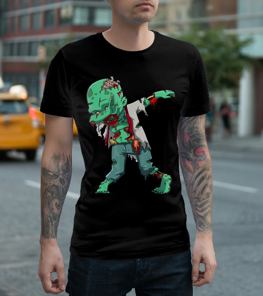 Zombie Halloween Dabbing Dab Cos T-Shirt