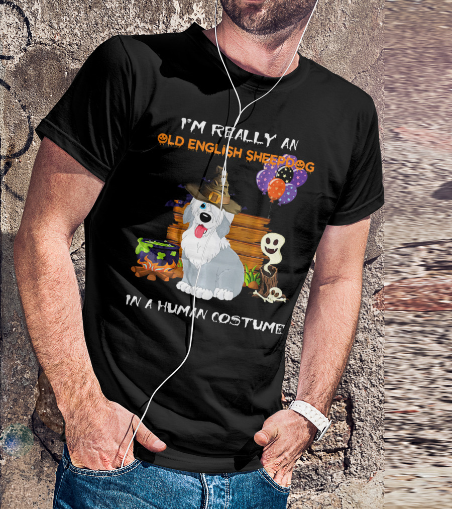 I'm Really An Old English Sheepdog In A Human Costume T-Shirt