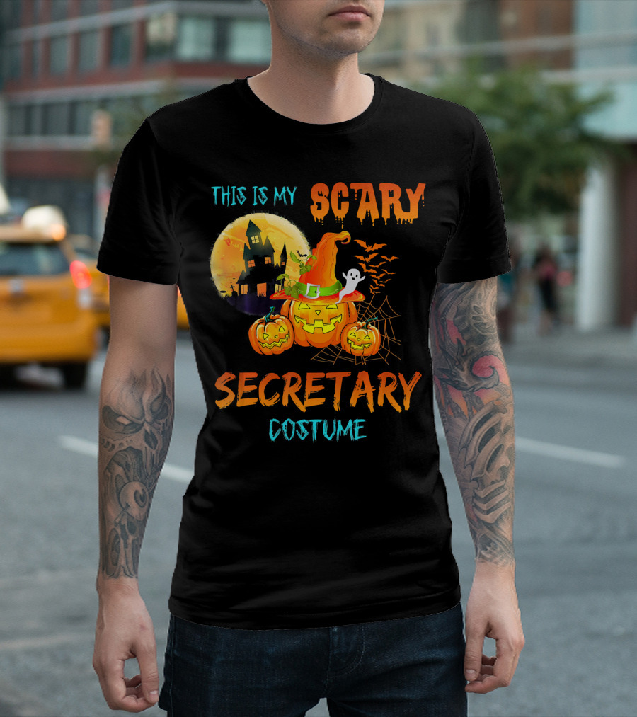 This Is My Scary Secretary Costume T-Shirt
