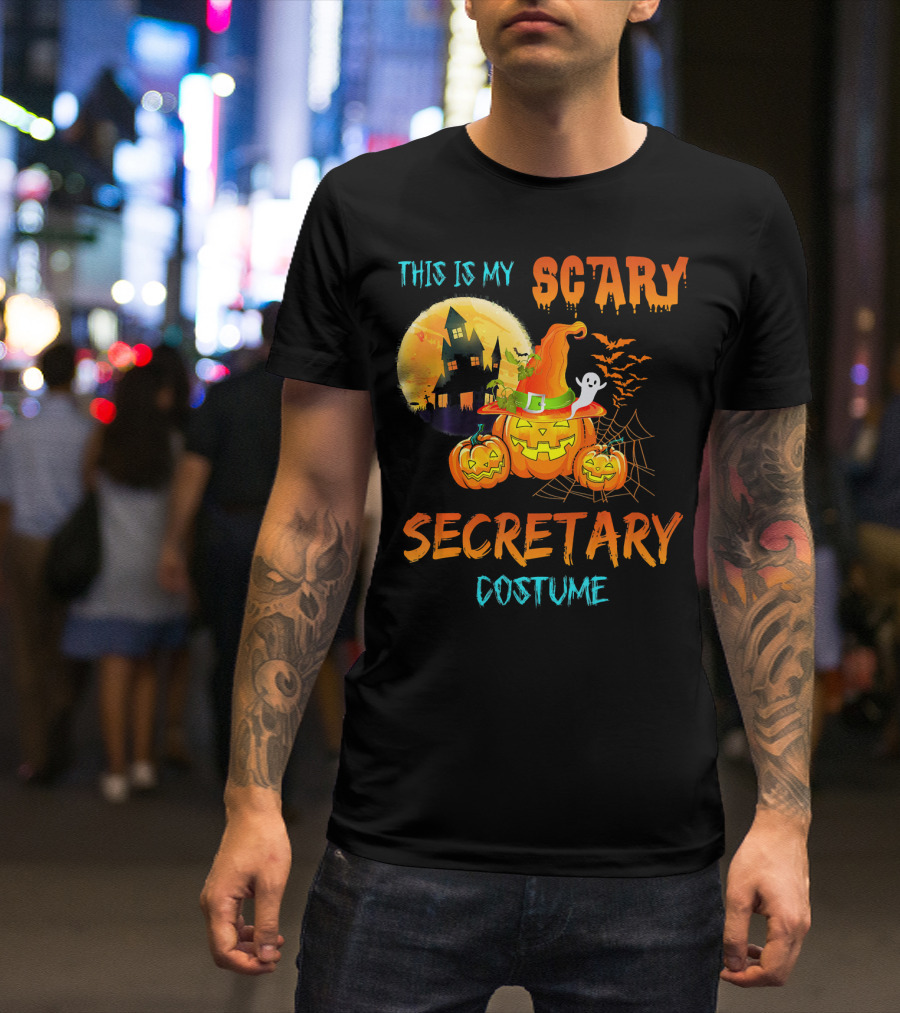 This Is My Scary Secretary Costume T-Shirt