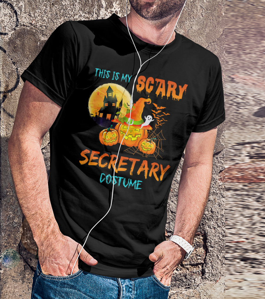 This Is My Scary Secretary Costume T-Shirt
