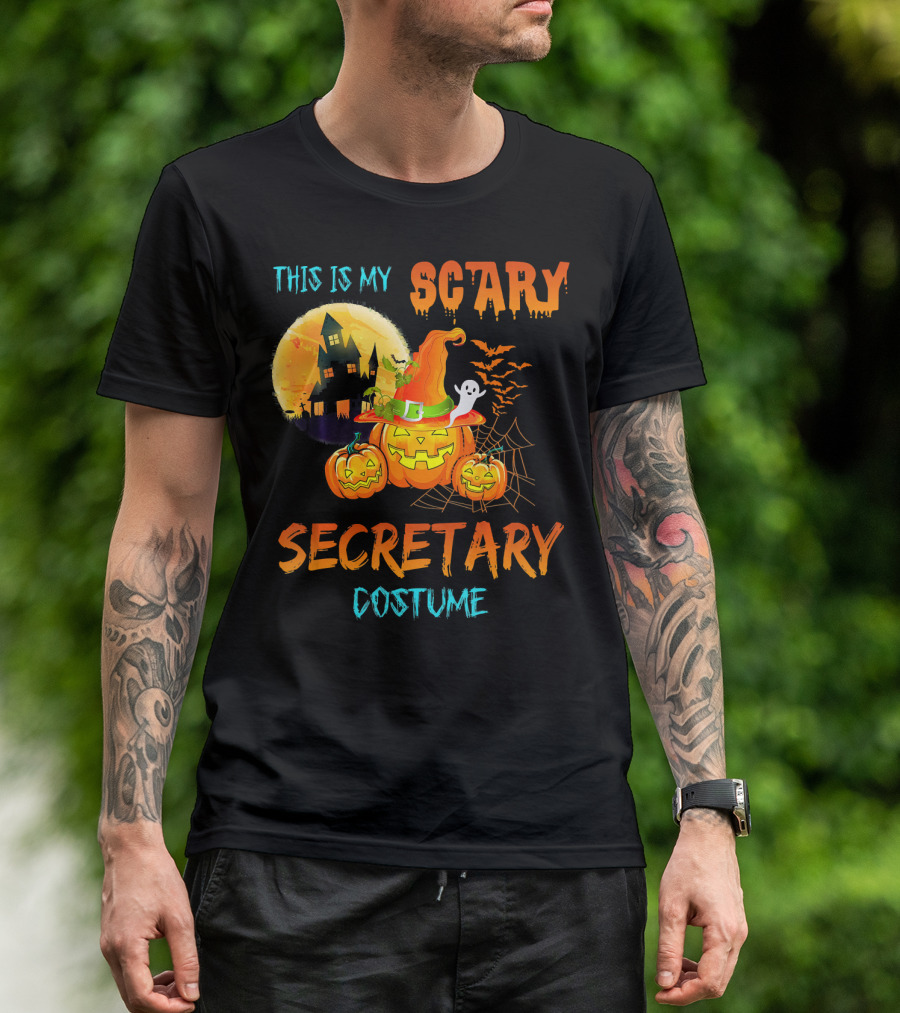 This Is My Scary Secretary Costume T-Shirt