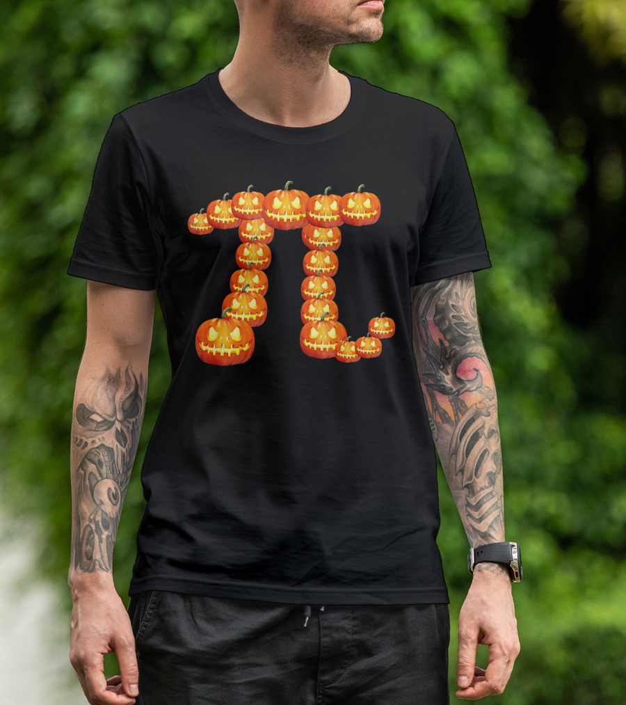 Pumpkin Pi Clever Halloween Humor T-Shirt