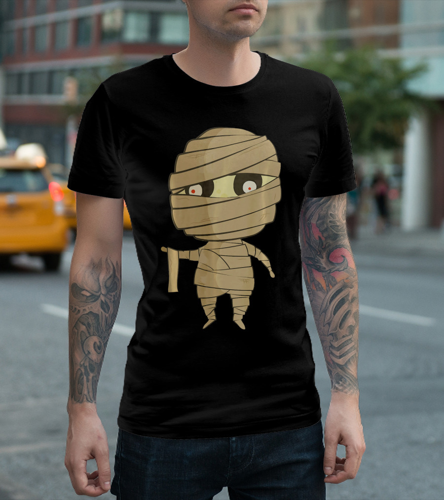 Mummy Halloween Cute Character T-Shirt