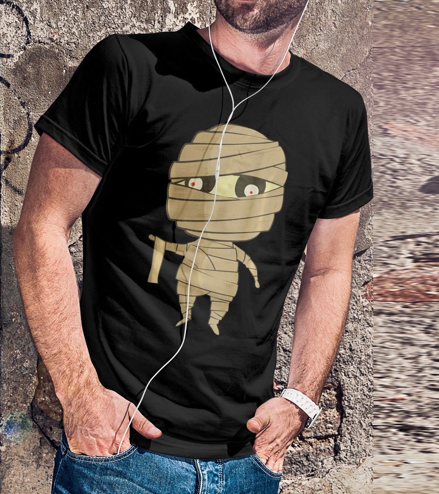 Mummy Halloween Cute Character T-Shirt