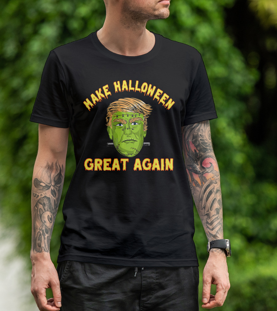 Make Halloween Great Again Trump Frankenstein Costume T-Shirt