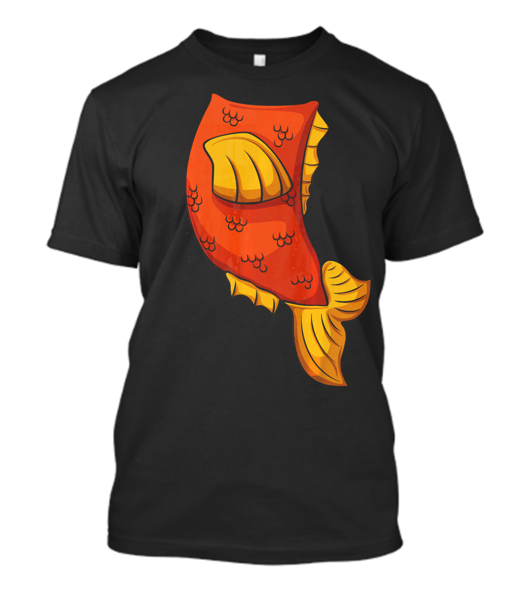 Fish Costume For Halloween Goldfish Tail T-Shirt