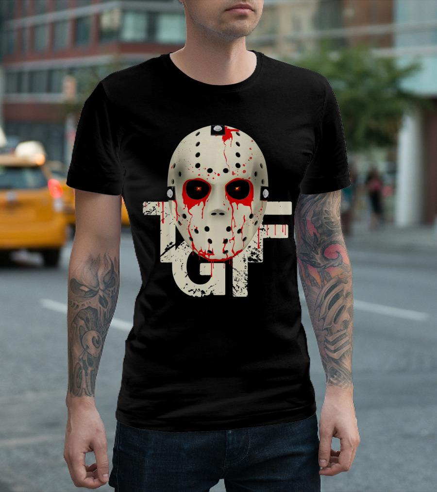 T G I Friday The 13th Hockey Mask T-Shirt