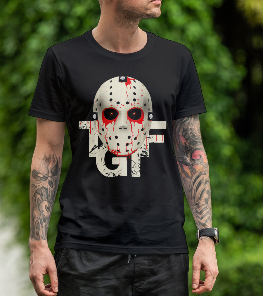 T G I Friday The 13th Hockey Mask T-Shirt