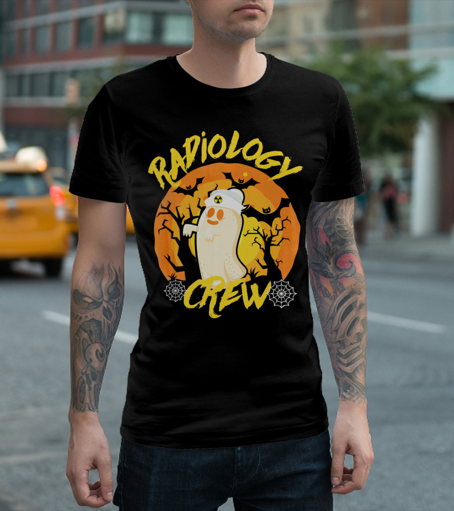 Radiology Crew Halloween Ghost X-Ray Tech T-Shirt
