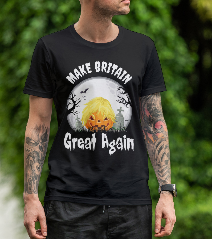 Make Britain Great Again Halloween Brexit Pumpkin T-Shirt
