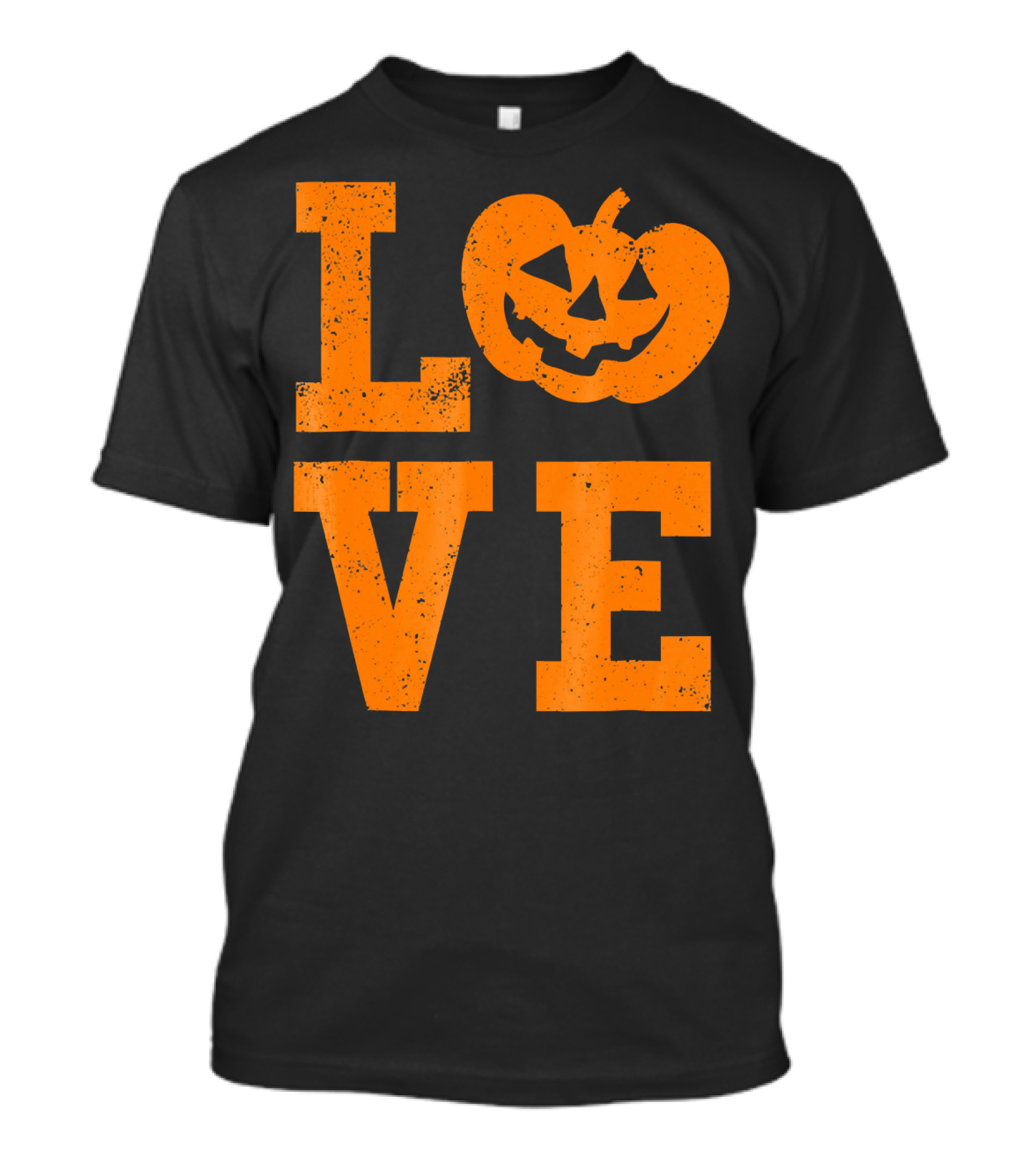 LOVE Halloween Funny Jack O Lantern T-Shirt