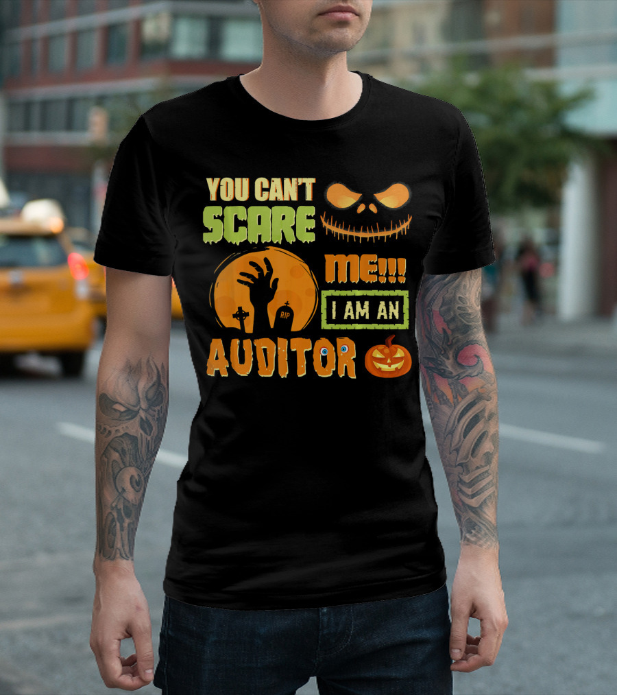 Halloween You Can't Scare Me I Am An Auditor T-Shirt