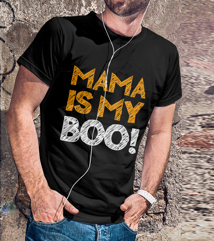 Mama Is My Boo Kids T-Shirt