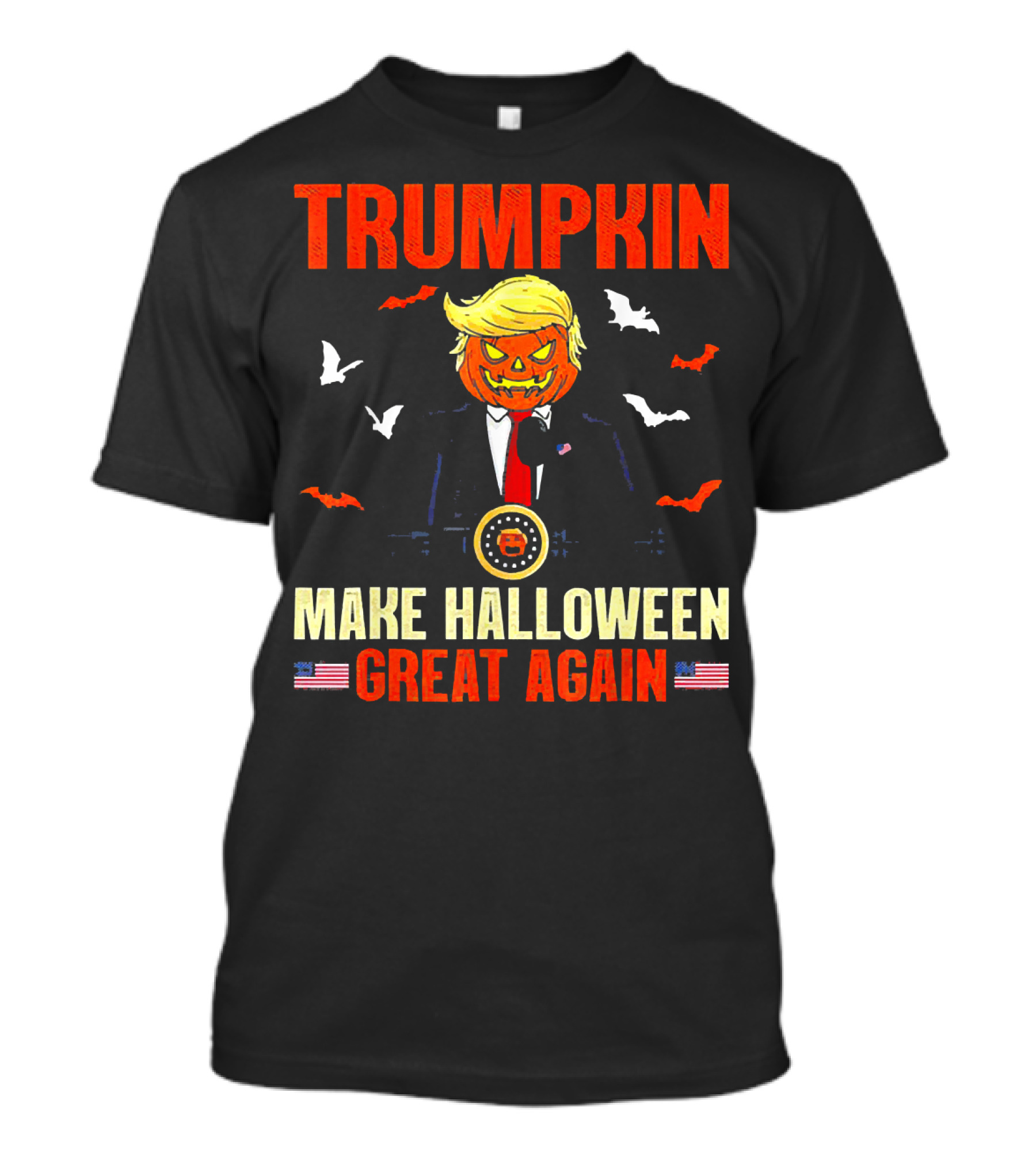 Trumpkin Make Halloween Great Again Atledpro Pumpkin Head Halloween T-Shirt