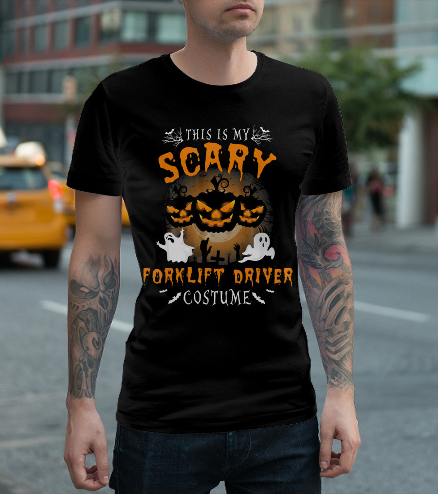This Is My Scary Forklift Driver Costume T-Shirt