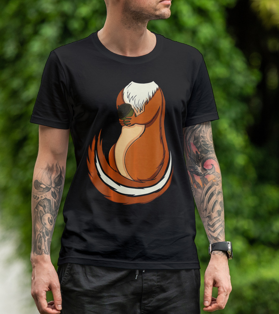 Chipmunk Holding Acorn T-Shirt